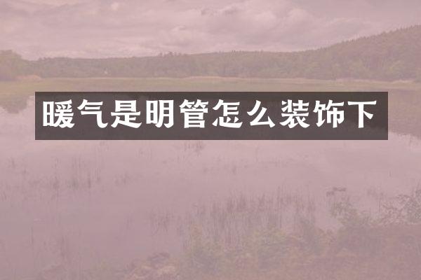 暖气是明管怎么装饰下