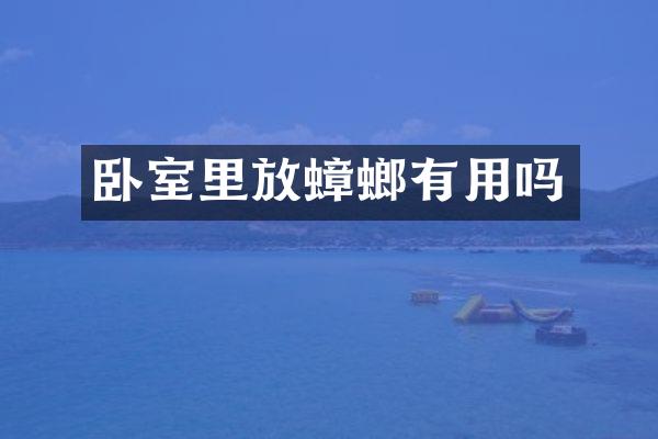 卧室里放蟑螂有用吗
