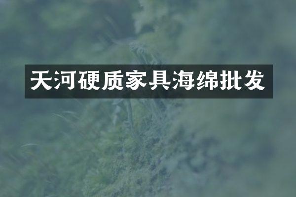天河硬质家具海绵批发