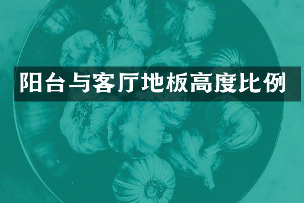 阳台与客厅地板高度比例