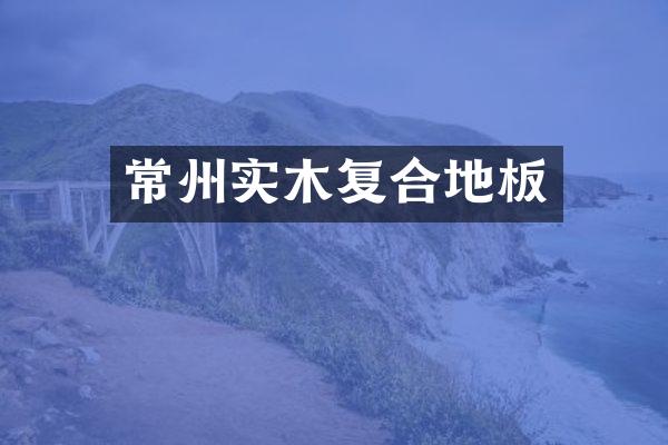 常州实木复合地板