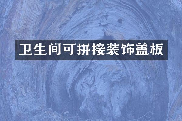 卫生间可拼接装饰盖板