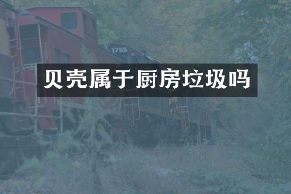 贝壳属于厨房垃圾吗