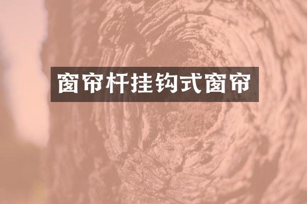窗帘杆挂钩式窗帘
