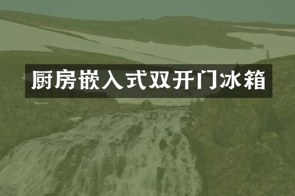 厨房嵌入式双开门冰箱