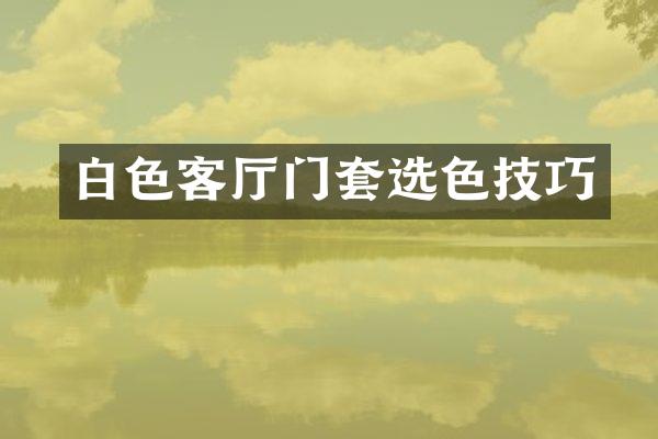白色客厅门套选色技巧