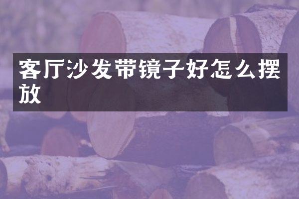 客厅沙发带镜子好怎么摆放