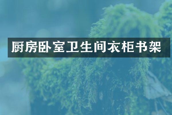厨房卧室卫生间衣柜书架