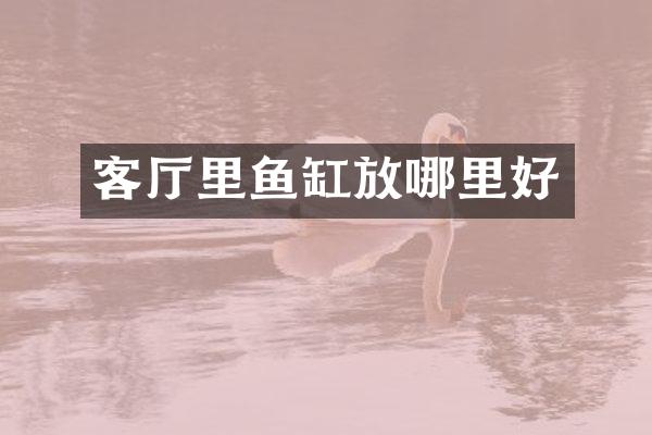 客厅里鱼缸放哪里好