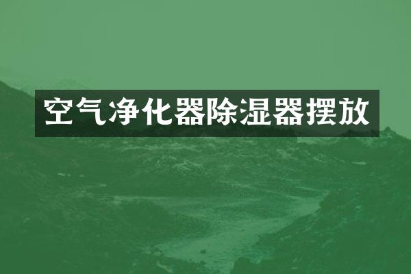 空气净化器除湿器摆放