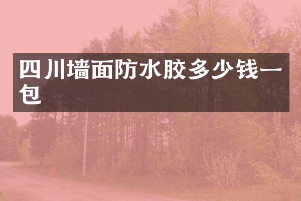 四川墙面防水胶多少钱一包