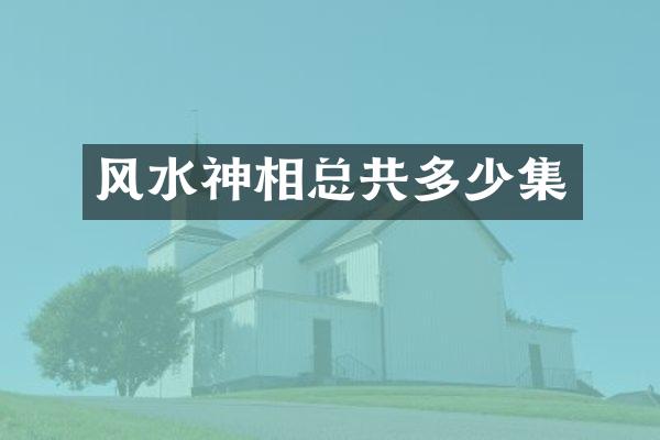 风水神相总共多少集
