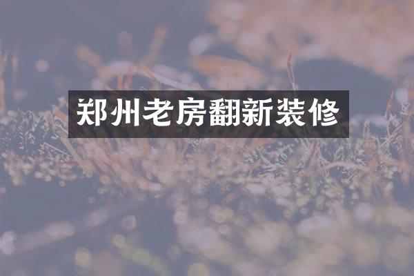 郑州老房翻新装修