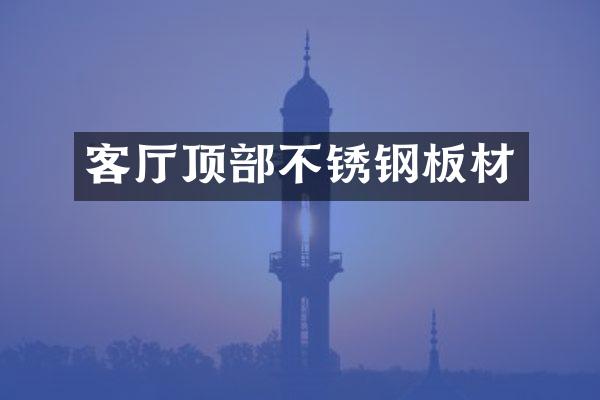 客厅顶部不锈钢板材