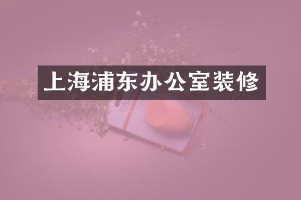 上海浦东办公室装修