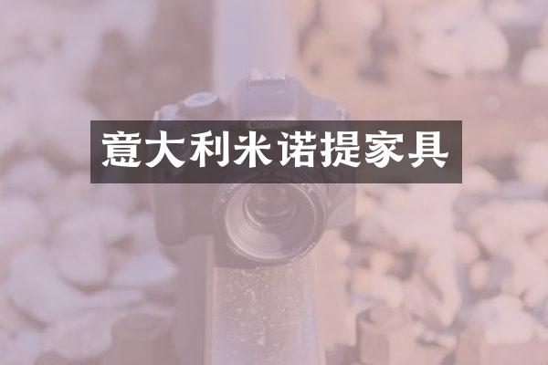 意大利米诺提家具