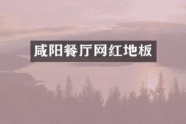 咸阳餐厅网红地板