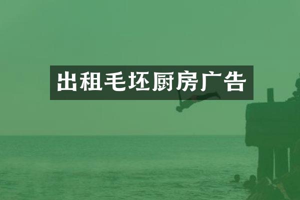 出租毛坯厨房广告