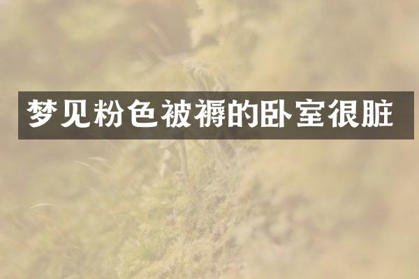 梦见粉色被褥的卧室很脏