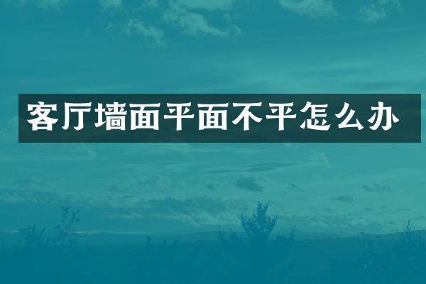 客厅墙面平面不平怎么办