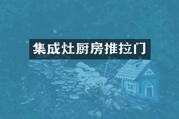 集成灶厨房推拉门