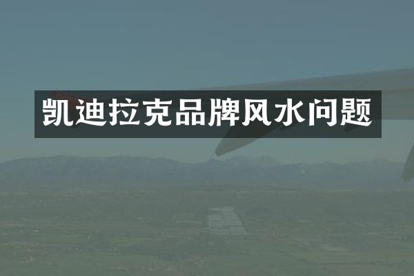 凯迪拉克品牌风水问题