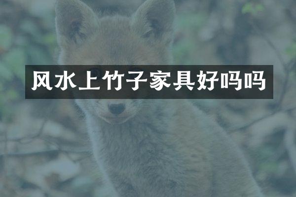 风水上竹子家具好吗吗