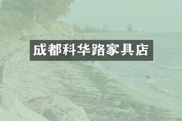 成都科华路家具店