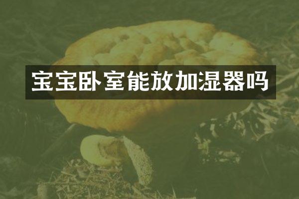 宝宝卧室能放加湿器吗