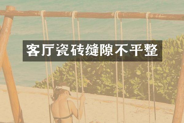客厅瓷砖缝隙不平整