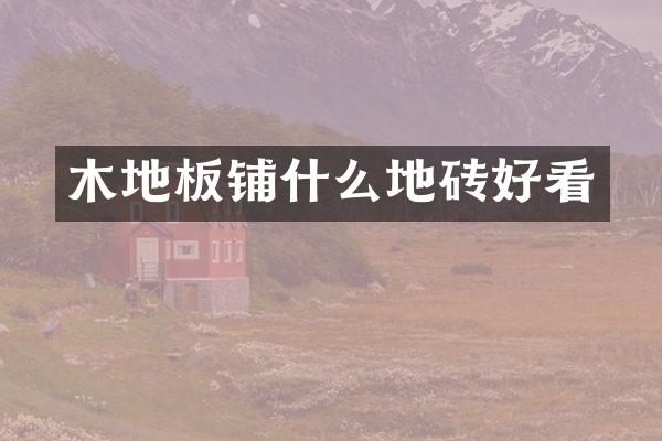 木地板铺什么地砖好看