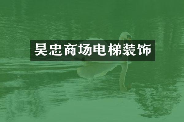 吴忠商场电梯装饰