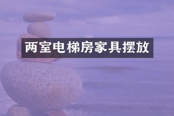 两室电梯房家具摆放