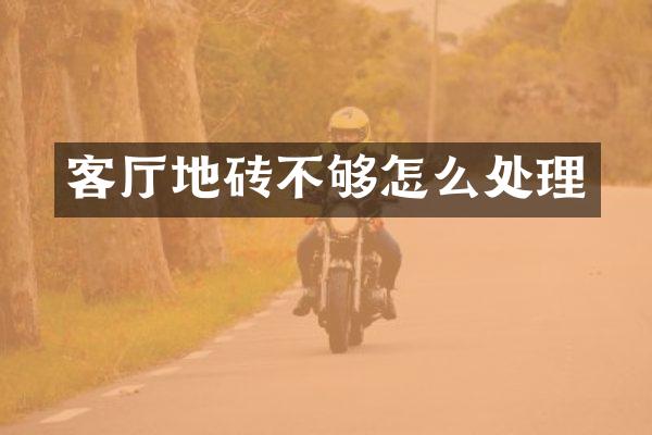 客厅地砖不够怎么处理