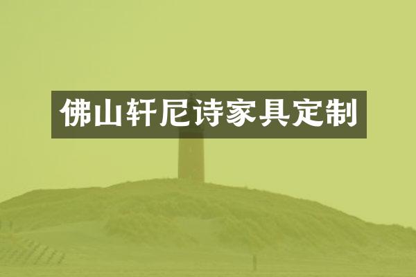 佛山轩尼诗家具定制