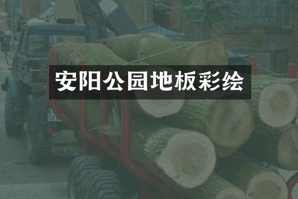 安阳公园地板彩绘