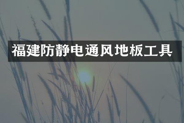 福建防静电通风地板工具