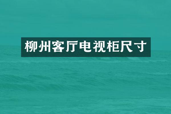 柳州客厅电视柜尺寸