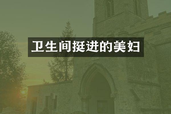 卫生间挺进的美妇