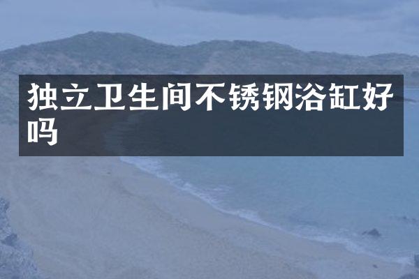 独立卫生间不锈钢浴缸好吗