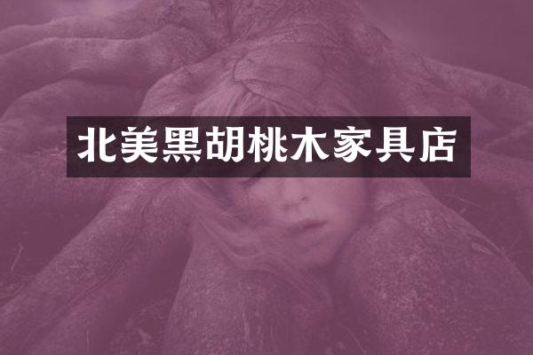 北美黑胡桃木家具店