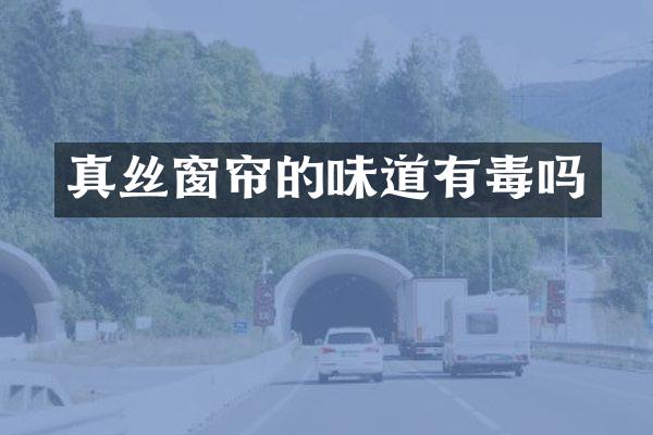 真丝窗帘的味道有毒吗