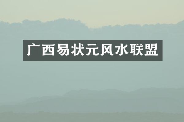 广西易状元风水联盟