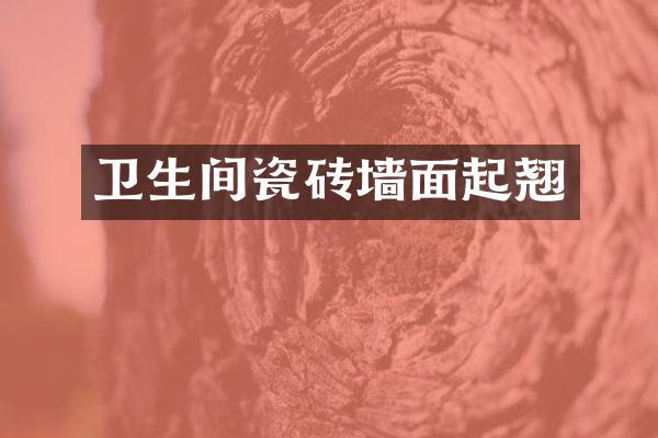 卫生间瓷砖墙面起翘