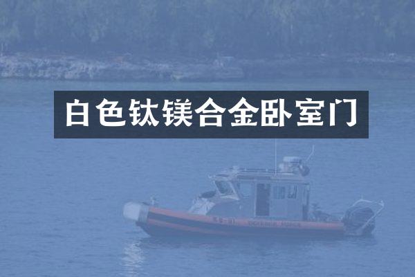 白色钛镁合金卧室门