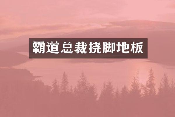 霸道总裁挠脚地板