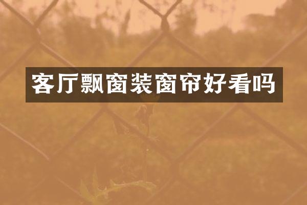 客厅飘窗装窗帘好看吗