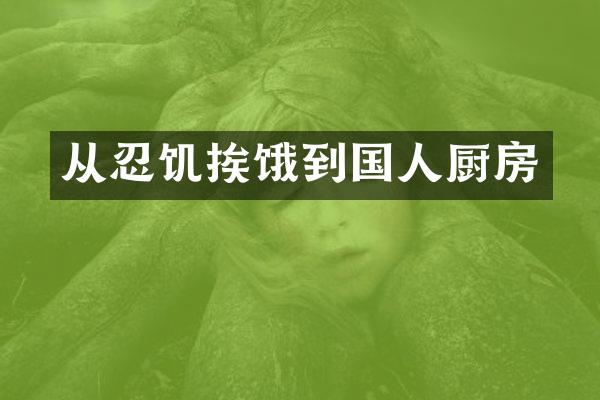 从忍饥挨饿到国人厨房