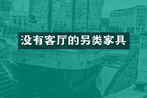 没有客厅的另类家具