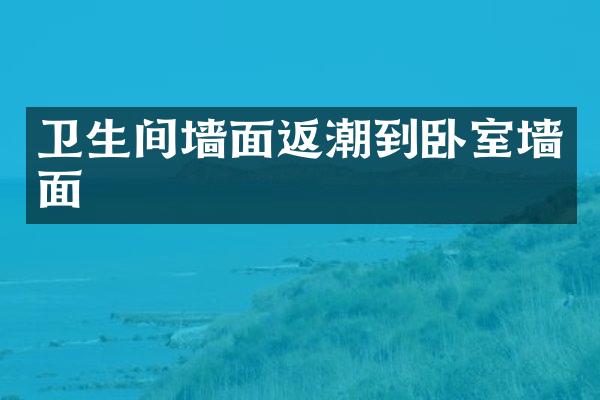 卫生间墙面返潮到卧室墙面